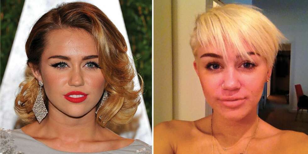 HEI SVEIS: Mange har vært misunnelige på Mileys lange, flotte hår, derfor skapte det enorme reaksjoner når superstjernen klippet seg kort i helgen. HEI SVEIS: Mange har vært misunnelige på Mileys lange, flotte hår, derfor skapte det enorme reaksjoner når superstjernen klippet seg kort i helgen.