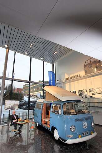 POP-TOP: Dette er en Westfalia-camper fra 1970, med såkalt pop-top. Eieren heter Martin Hansen. FOTO: Egil Nordlien HM Foto POP-TOP: Dette er en Westfalia-camper fra 1970, med såkalt pop-top. Eieren heter Martin Hansen. FOTO: Egil Nordlien HM Foto
