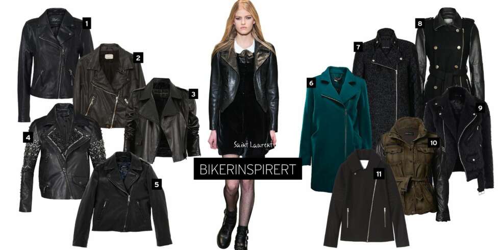 BIKER: 1. MQ, kr 1.700. 2. Current Elliot, kr 2.165. 3. Line of Oslo, kr 8.999. 4. Mango, kr 2.299. 5. Gant, kr 7.900. 6. Minimum, kr 1.700. 7. Second Female, kr 1.799. 8. Zalando, kr 1.595. 9. BLK DNM, kr 6.400. 10. Rock'n Blue, kr 2.400. 11. Surface to Air, kr 3.100. BIKER: 1. MQ, kr 1.700. 2. Current Elliot, kr 2.165. 3. Line of Oslo, kr 8.999. 4. Mango, kr 2.299. 5. Gant, kr 7.900. 6. Minimum, kr 1.700. 7. Second Female, kr 1.799. 8. Zalando, kr 1.595. 9. BLK DNM, kr 6.400. 10. Rock'n Blue, kr 2.400. 11. Surface to Air, kr 3.100.