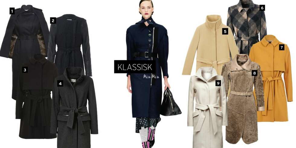 KLASSISK: 1. Dagmar, kr 6.995. 2. Samsøe & Samsøe, kr 2.499. 3. Just Female, kr 2.399. 4. Part Two, kr 2.900. 5. Filippa K. kr 3.400. 6. Lexington, kr 3.199. 7. Just Female, kr 2.399. 8. Marc Cain, kr 16.000. 9. Tiger of Sweden, kr 3.999. KLASSISK: 1. Dagmar, kr 6.995. 2. Samsøe & Samsøe, kr 2.499. 3. Just Female, kr 2.399. 4. Part Two, kr 2.900. 5. Filippa K. kr 3.400. 6. Lexington, kr 3.199. 7. Just Female, kr 2.399. 8. Marc Cain, kr 16.000. 9. Tiger of Sweden, kr 3.999.