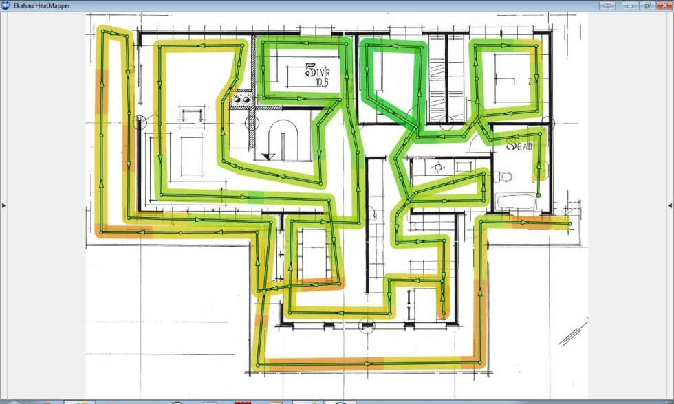 DØDPUNKTER: Du kan bruke et program for å finne områder i huset ditt som har dårlig nettverksdekning. DØDPUNKTER: Du kan bruke et program for å finne områder i huset ditt som har dårlig nettverksdekning.