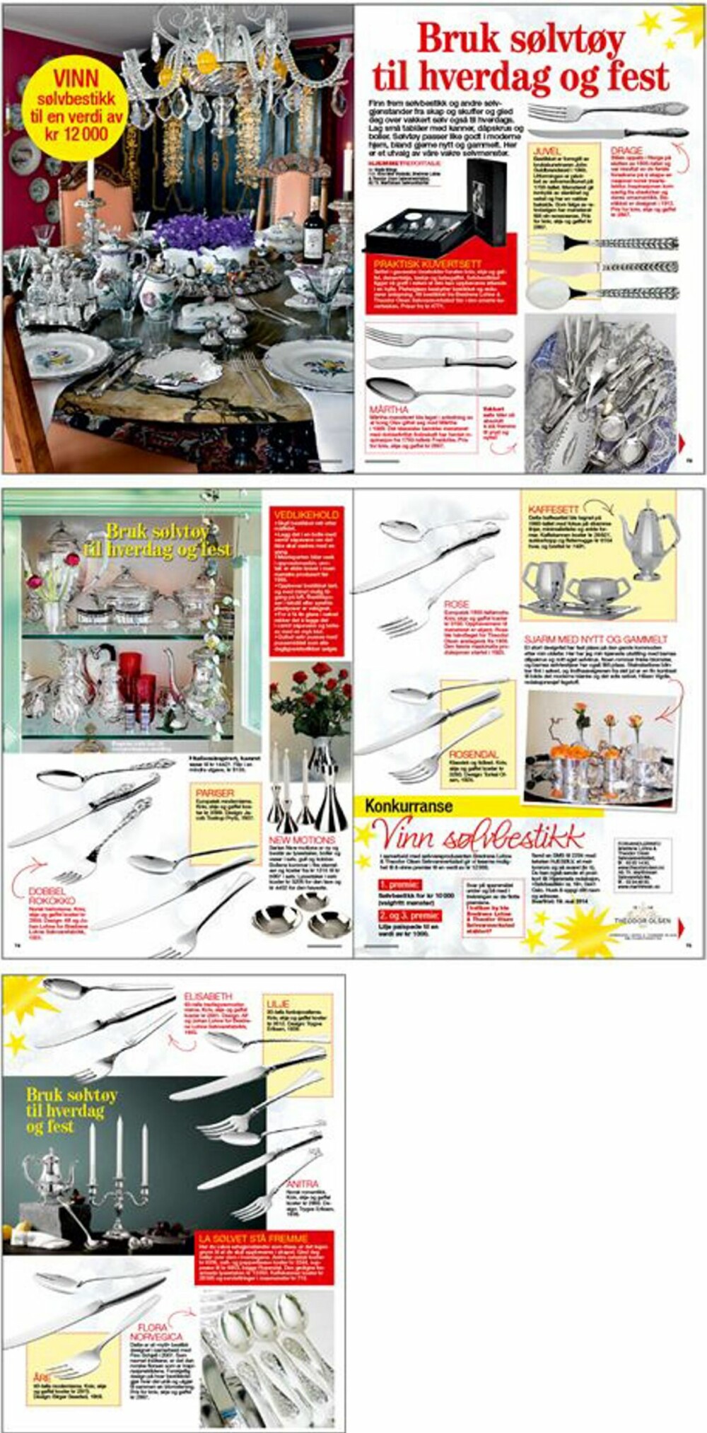 Faksimile fra Hjemmet nr. 19/2014. Faksimile fra Hjemmet nr. 19/2014.