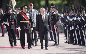 President Joachim Gauck og kong Harald. President Joachim Gauck og kong Harald.