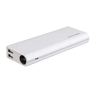 LOMMELYKT: Ultron RealPower PB-12000 er et eksempel på en nødlader med ekstrafunksjon. Her får du nemlig innebygget lommelykt. Laderen har en kapasitet på 12.000 mAh og koster 340 kroner. LOMMELYKT: Ultron RealPower PB-12000 er et eksempel på en nødlader med ekstrafunksjon. Her får du nemlig innebygget lommelykt. Laderen har en kapasitet på 12.000 mAh og koster 340 kroner.