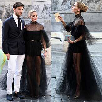 OLIVIA PALERMO: It-jenta stilte i en nydelig Valentino kreasjon, med ny-viktorianske vibber, under sist haute couture-uke i Paris. OLIVIA PALERMO: It-jenta stilte i en nydelig Valentino kreasjon, med ny-viktorianske vibber, under sist haute couture-uke i Paris.