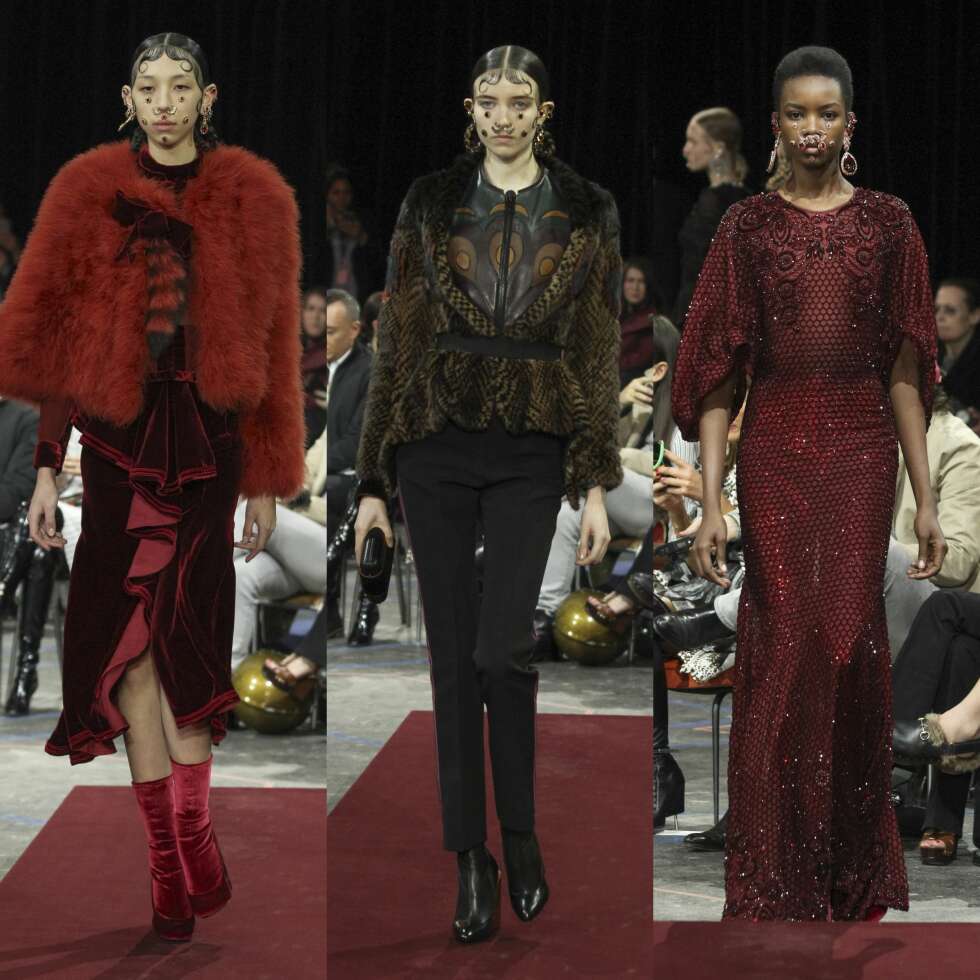GIVENCHY: Hvorvidt Givenchy sine ansiktssmykker kommer til å slå an eller ikke, passer de faktisk perfekt til den ny-viktorianske trenden. Men hold deg gjerne til øredobber. GIVENCHY: Hvorvidt Givenchy sine ansiktssmykker kommer til å slå an eller ikke, passer de faktisk perfekt til den ny-viktorianske trenden. Men hold deg gjerne til øredobber.