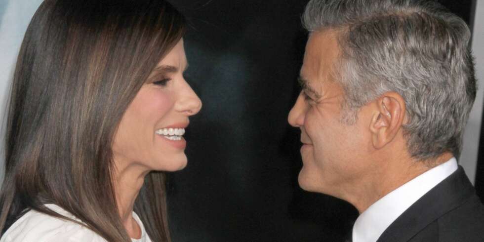 VARME BLIKK: Det er ingen tvil om at Sandra Bullock og George Clooney har funnet tonen. VARME BLIKK: Det er ingen tvil om at Sandra Bullock og George Clooney har funnet tonen.