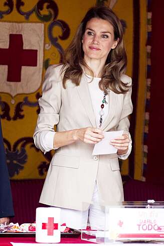 NUMMER TO: Spanias stilsikre kronprinsesse Letizia. NUMMER TO: Spanias stilsikre kronprinsesse Letizia.