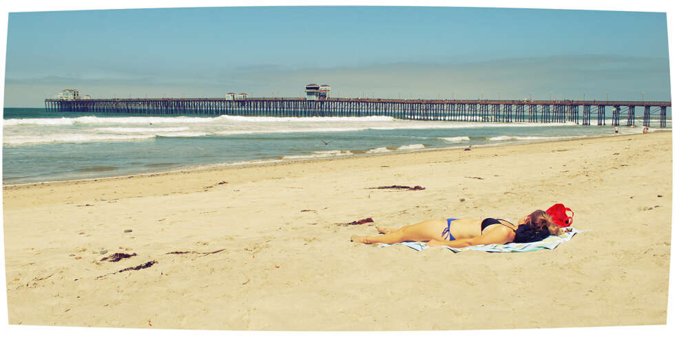 STRAND: Oceanside er en av mange mulige badebyer i California. STRAND: Oceanside er en av mange mulige badebyer i California.