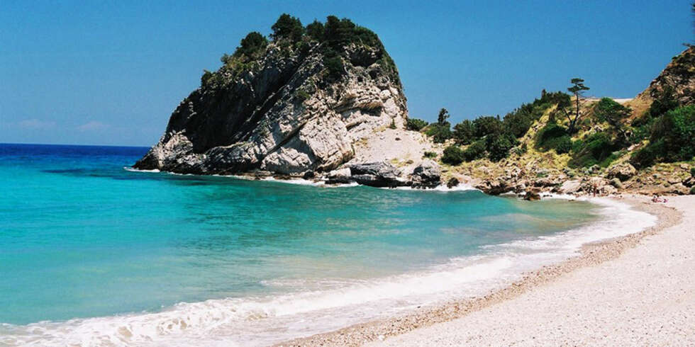 SAMOS: Her er strendene kritthvite og vannet krystallklart. SAMOS: Her er strendene kritthvite og vannet krystallklart.
