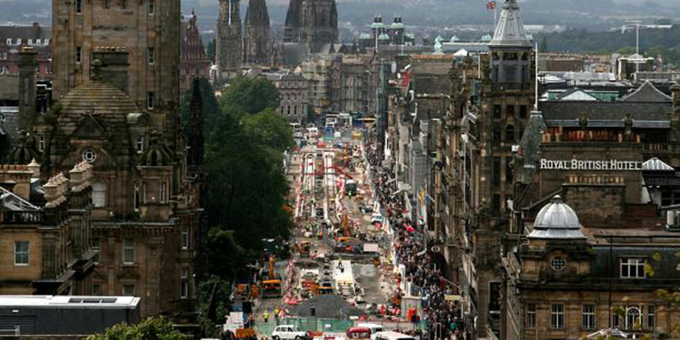 HANDLEGATE: Det mangler ikke på handlemuligheter om du reiser til Edinburgh. HANDLEGATE: Det mangler ikke på handlemuligheter om du reiser til Edinburgh.