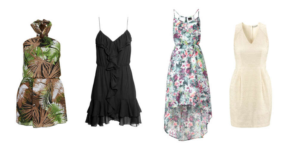 STORE SKJØRT: Halterneck fra Morgan/Zalando.no (579 kr), sort med volanger fra H&M (299 kr), blomsterprint fra Gina Tricot (249 kr), tulipanskjørt fra H&M (499 kr). STORE SKJØRT: Halterneck fra Morgan/Zalando.no (579 kr), sort med volanger fra H&M (299 kr), blomsterprint fra Gina Tricot (249 kr), tulipanskjørt fra H&M (499 kr).
