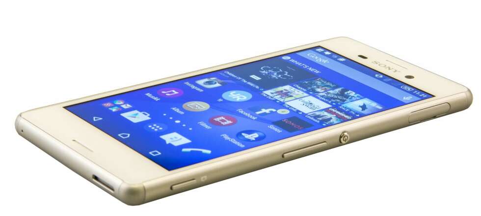 STOR SKJERM: Xperia M4 Aqua er utstyrt med en stor og god 5-tommers skjerm. STOR SKJERM: Xperia M4 Aqua er utstyrt med en stor og god 5-tommers skjerm.
