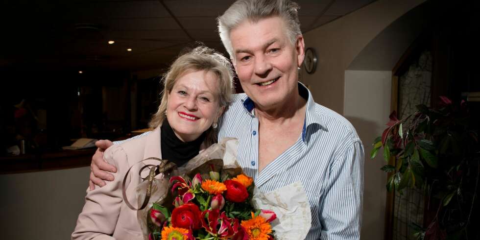 60 ÅR: Lasse Lindtner ble hyllet av Anne Marie Ottersen. 60 ÅR: Lasse Lindtner ble hyllet av Anne Marie Ottersen.