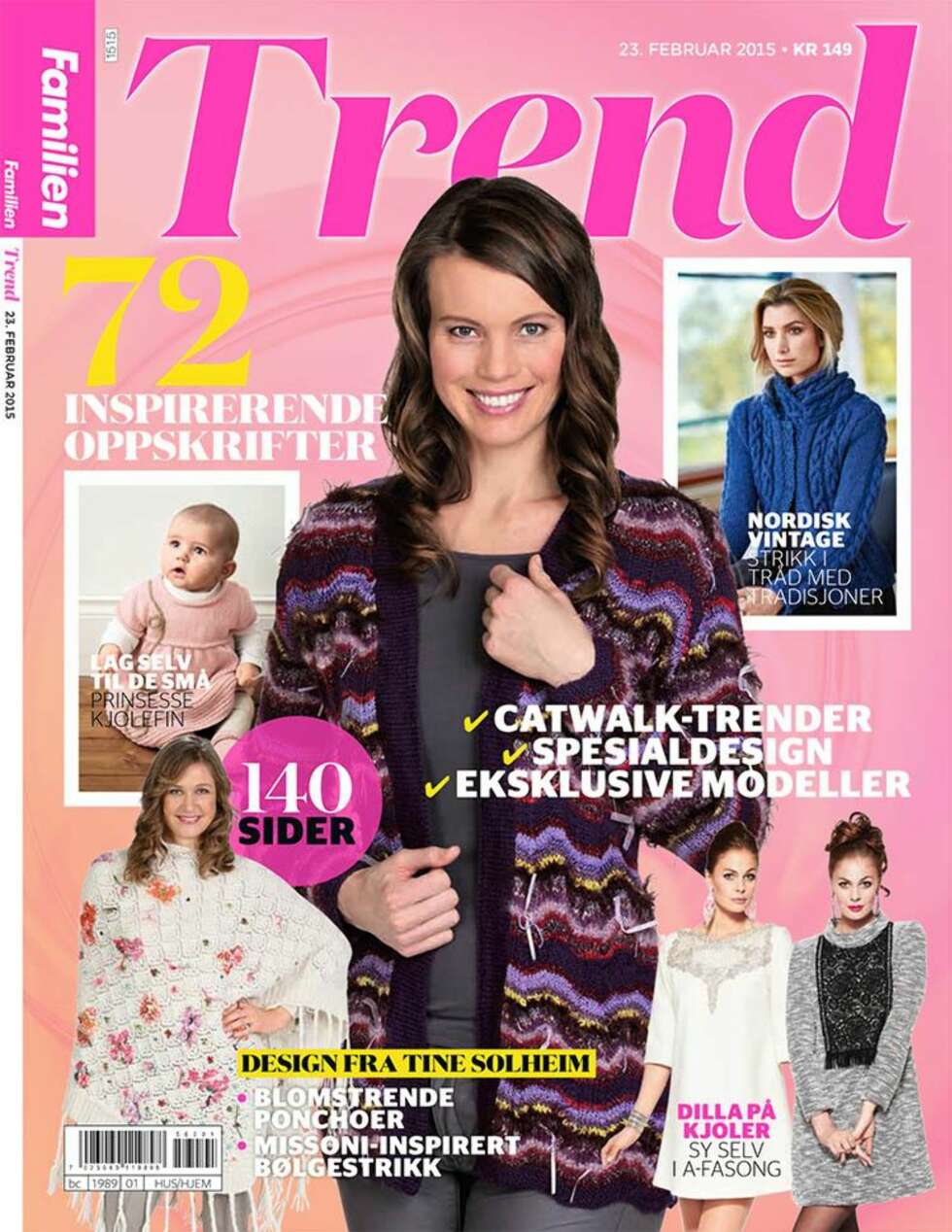 Familien Trend inneholder 72 inspirerende oppskrifter! Familien Trend inneholder 72 inspirerende oppskrifter!