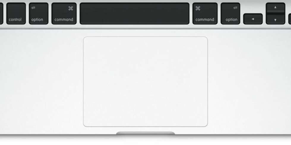 Nye Macbook Pro 13 har en helt ny styreflate. Nye Macbook Pro 13 har en helt ny styreflate.