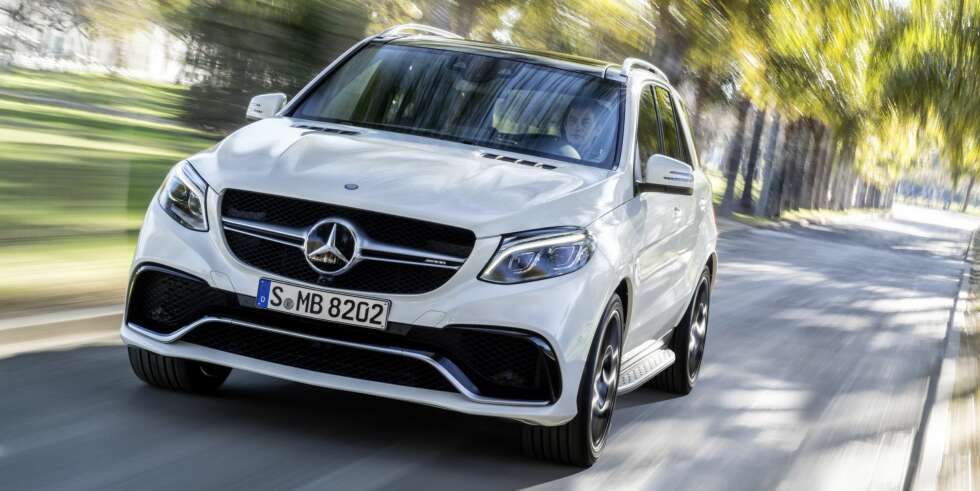 RÅ SUV: Mercedes-AMG GLE 63 kan også fås i en S-versjon med 585 hk: FOTO: Daimler AG RÅ SUV: Mercedes-AMG GLE 63 kan også fås i en S-versjon med 585 hk: FOTO: Daimler AG