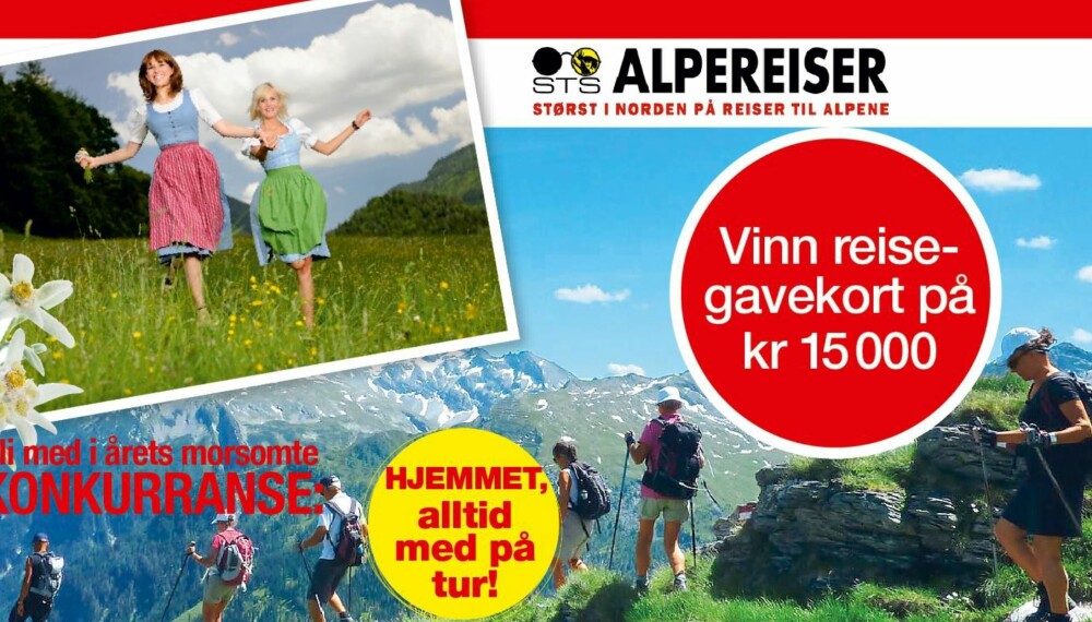 Nå har du sjansen til å bli med i vår store reisekonkurranse! Nå har du sjansen til å bli med i vår store reisekonkurranse!