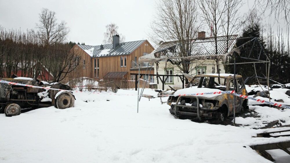DRAMATISK: Det ble dramatisk hos Ingrid Bjørnov da det brøt ut brann i naboens garasje. DRAMATISK: Det ble dramatisk hos Ingrid Bjørnov da det brøt ut brann i naboens garasje.