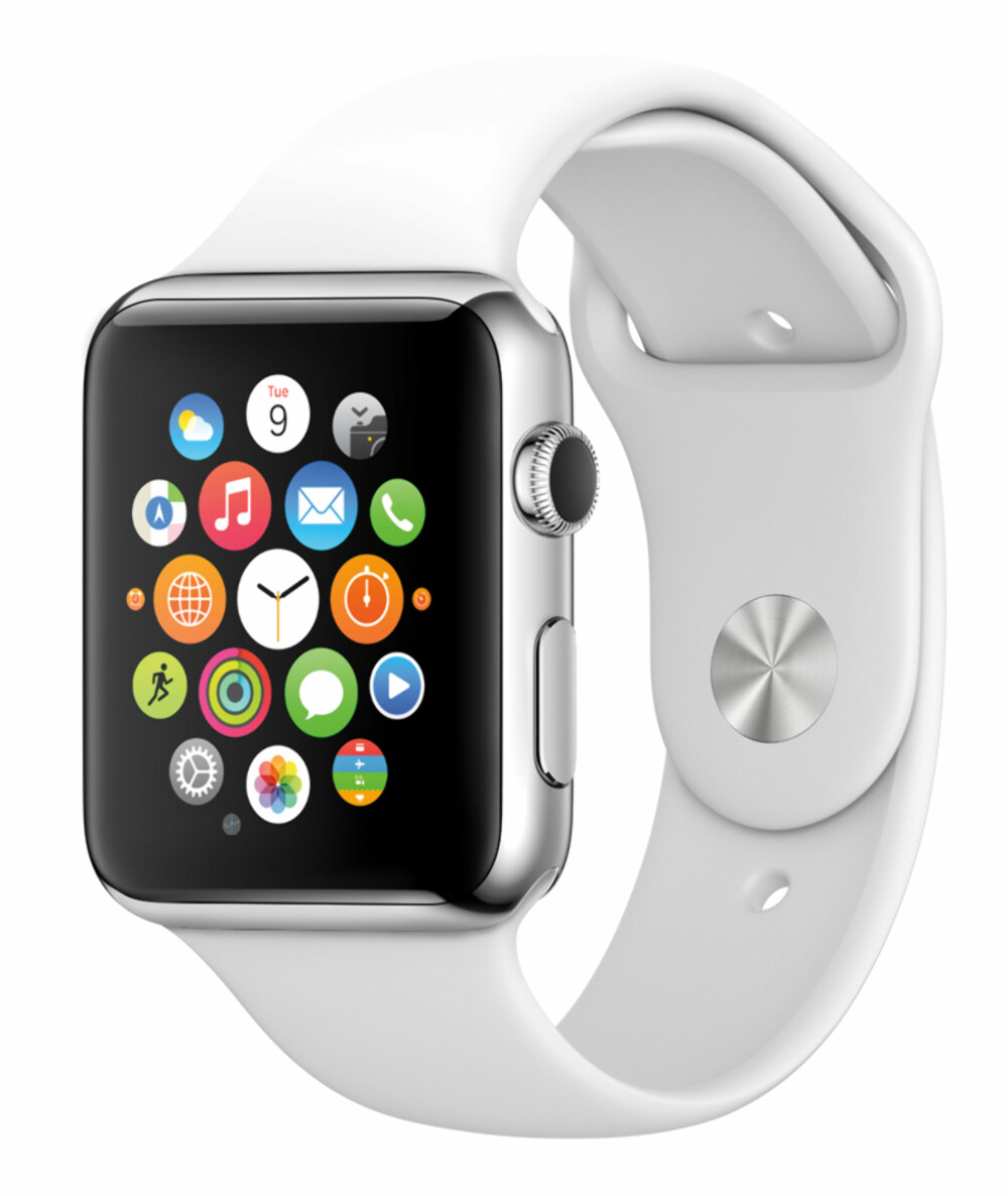 MYE INFORMASJON: Apple har laget et nytt grensesnitt til Apple Watch som gjør at de får plass til mye informasjon på en liten skjerm. MYE INFORMASJON: Apple har laget et nytt grensesnitt til Apple Watch som gjør at de får plass til mye informasjon på en liten skjerm.