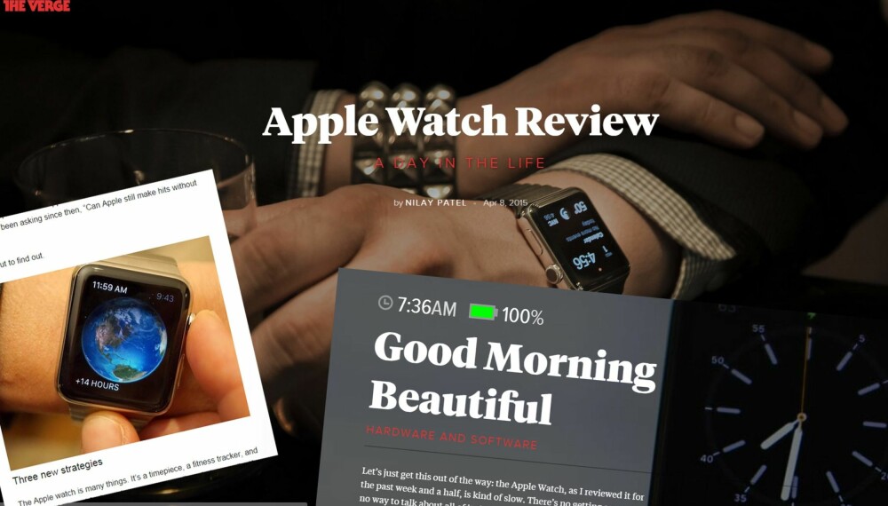 APPLE WATCH: Nå er de første testene av Apple Watch publisert. APPLE WATCH: Nå er de første testene av Apple Watch publisert.