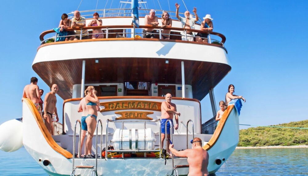 BADESTOPP: MS Majestic fra Katarina Line er ny og helt lik denne, men uten mastene. BADESTOPP: MS Majestic fra Katarina Line er ny og helt lik denne, men uten mastene.
