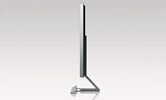 SLANK: Samsung U28D590D er ikke spesielt tykk med en tykkelse på under 7 cm. SLANK: Samsung U28D590D er ikke spesielt tykk med en tykkelse på under 7 cm.