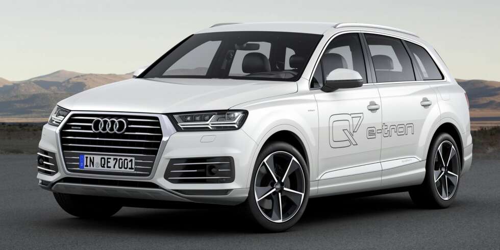 LADBAR HYBRID: Audi Q7 e-tron quattro. FOTO: Audi LADBAR HYBRID: Audi Q7 e-tron quattro. FOTO: Audi