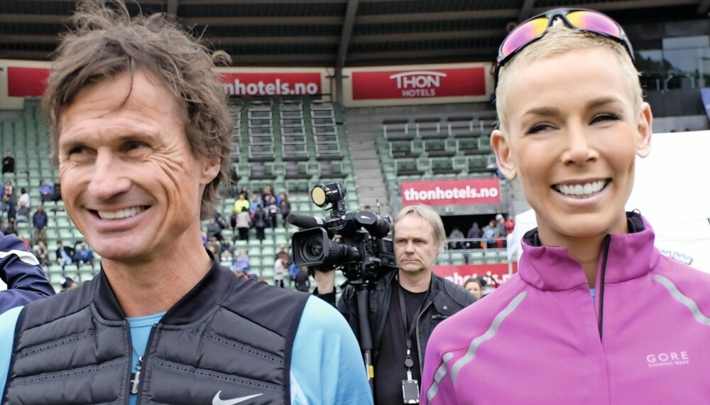 SAMMEN FOR UNICEF: Veldedighet betyr mye for Gunhild og Petter Stordalen. I helgen løp de for FNs hjelpeorganisasjon for barn under Holmenkollstafetten i Oslo.
SAMMEN FOR UNICEF: Veldedighet betyr mye for Gunhild og Petter Stordalen. I helgen løp de for FNs hjelpeorganisasjon for barn under Holmenkollstafetten i Oslo.