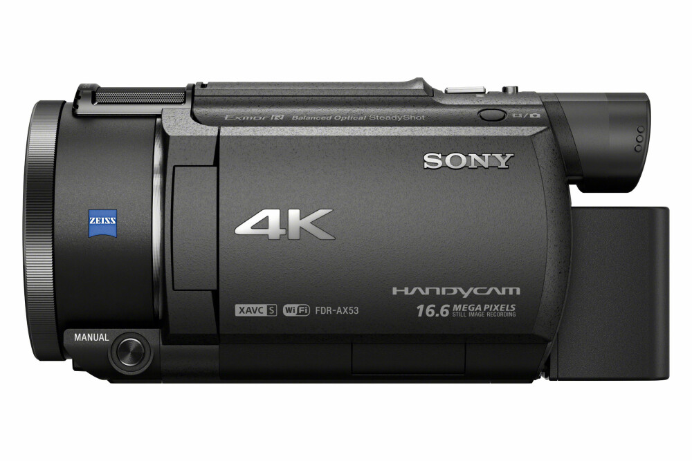 HØYOPPLØST: Sony FDR-AX53 er et dedikert videokamera som filmer i 4K-oppløsning. HØYOPPLØST: Sony FDR-AX53 er et dedikert videokamera som filmer i 4K-oppløsning.