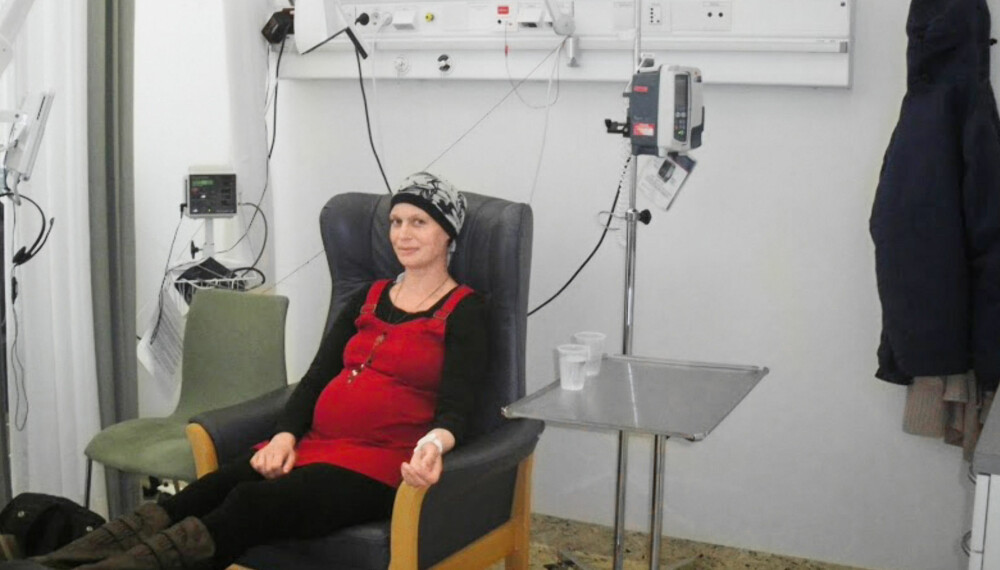 GRAVID OG SYK: Heike fikk cellegiftbehandling på Haukeland sykehus. GRAVID OG SYK: Heike fikk cellegiftbehandling på Haukeland sykehus.