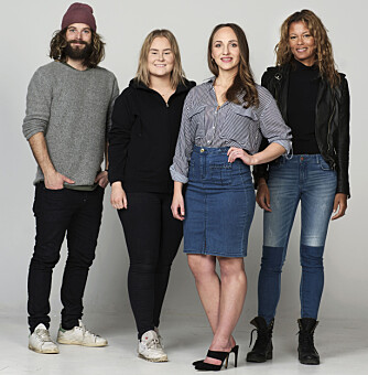 TEAMET (f.v.): Fotograf Lars Evanger, frisør og makeupstylist Christine Mellem, Kamille-modell Ann Charlotte og stylist Nadine Monroe. TEAMET (f.v.): Fotograf Lars Evanger, frisør og makeupstylist Christine Mellem, Kamille-modell Ann Charlotte og stylist Nadine Monroe.
