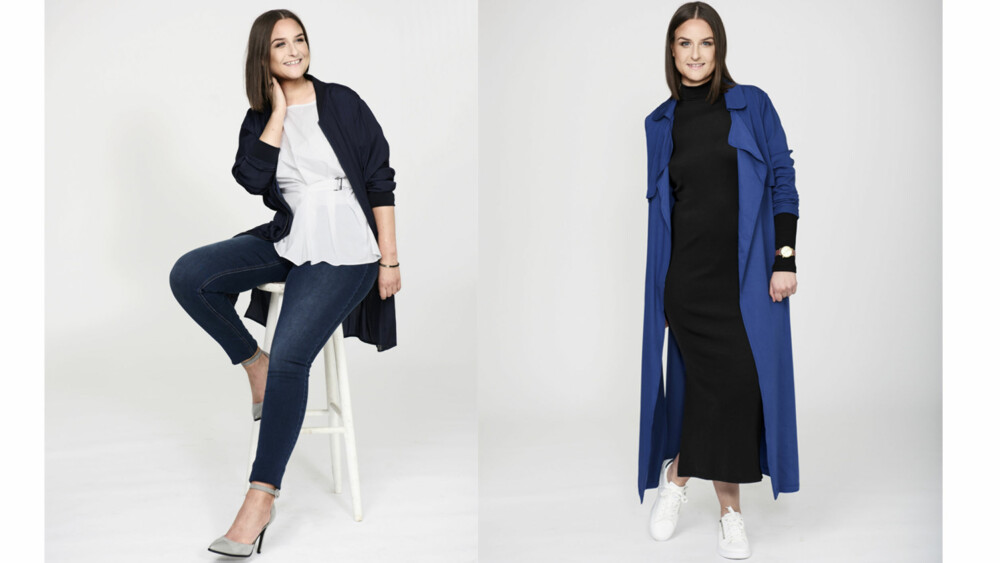 FIN BÅDE TIL HVERDAGS OG FEST: Til venstre: Jakke fra KappAhl, kr 400. Bluse fra Lindex, kr 350. Jeans fra KappAhl, kr 400. Pumps fra Bianco, kr 600. Armbånd fra Syster P, kr 500. Til høyre: Trenchcoat fra Gina Tricot, kr 400.
Kjole fra H&M, kr 400. Sneakers fra Bianco, kr 900. Klokke fra Komono, kr 1000. FOTO: Lars Evanger FIN BÅDE TIL HVERDAGS OG FEST: Til venstre: Jakke fra KappAhl, kr 400. Bluse fra Lindex, kr 350. Jeans fra KappAhl, kr 400. Pumps fra Bianco, kr 600. Armbånd fra Syster P, kr 500. Til høyre: Trenchcoat fra Gina Tricot, kr 400.
Kjole fra H&M, kr 400. Sneakers fra Bianco, kr 900. Klokke fra Komono, kr 1000. FOTO: Lars Evanger