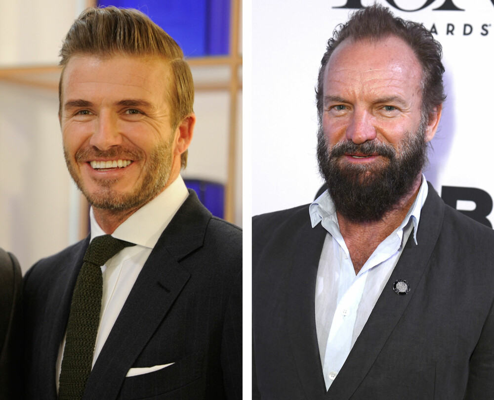 ULIKE SKJEGGLENGDER: Kort og godt som David Beckham, eller et større og lengre skjegg som Sting? ULIKE SKJEGGLENGDER: Kort og godt som David Beckham, eller et større og lengre skjegg som Sting?