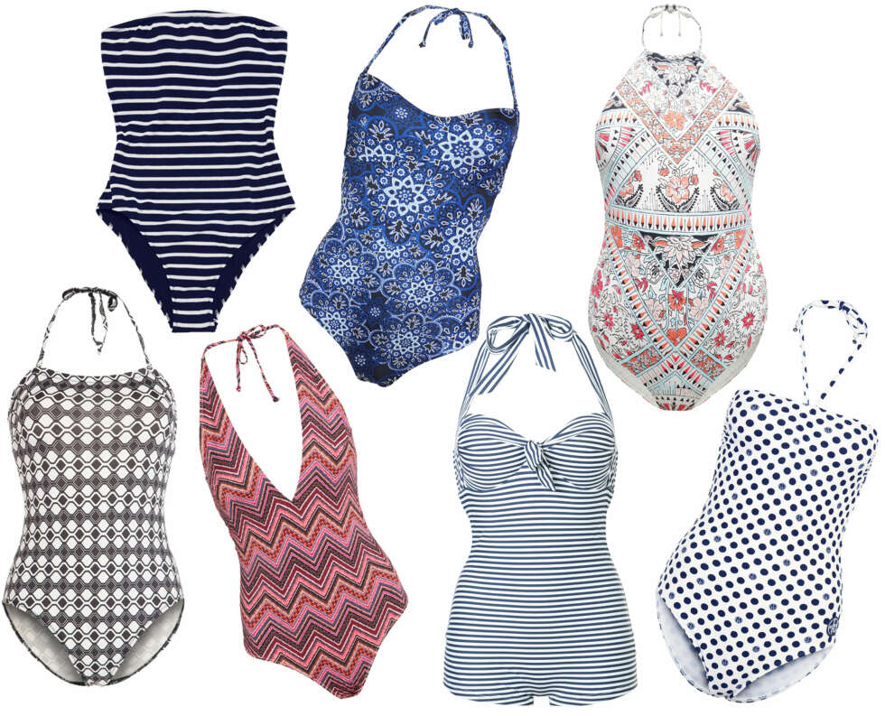 BADEDRAKTER MED MØNSTER (f.v.): Zara badedrakt, kr 249. Lindex badedrakt, kr 399. Billabong Majestic Badedrakt multi, kr 699. Beachpanties St. Tropez Badedrakt - almostblack white, kr 1195. H&M Halterneck-badedrakt, kr 99. Seafolly Riviera Badedrakt indigo, kr 1325. Tommy Hilfiger Cate - Badedrakt - night sky, kr 899. BADEDRAKTER MED MØNSTER (f.v.): Zara badedrakt, kr 249. Lindex badedrakt, kr 399. Billabong Majestic Badedrakt multi, kr 699. Beachpanties St. Tropez Badedrakt - almostblack white, kr 1195. H&M Halterneck-badedrakt, kr 99. Seafolly Riviera Badedrakt indigo, kr 1325. Tommy Hilfiger Cate - Badedrakt - night sky, kr 899.