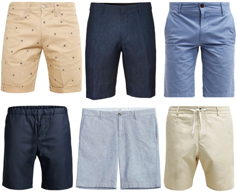 SHORTSER (f.v.): Carhartt Swell Wichita Shorts Safari/duke blue rigid/Zalando, kr 699. Tiger of Sweden Hills Shorts, kr 1499. BOSS Orange Shorts light pastel blue, kr 749. Premium by Jack & Jones Tailored Shorts, kr 599,95. Kappahl Strömberg Shorts, kr 399. Filippa K Liad Shorts mescal/Zalando, kr 1395. SHORTSER (f.v.): Carhartt Swell Wichita Shorts Safari/duke blue rigid/Zalando, kr 699. Tiger of Sweden Hills Shorts, kr 1499. BOSS Orange Shorts light pastel blue, kr 749. Premium by Jack & Jones Tailored Shorts, kr 599,95. Kappahl Strömberg Shorts, kr 399. Filippa K Liad Shorts mescal/Zalando, kr 1395.