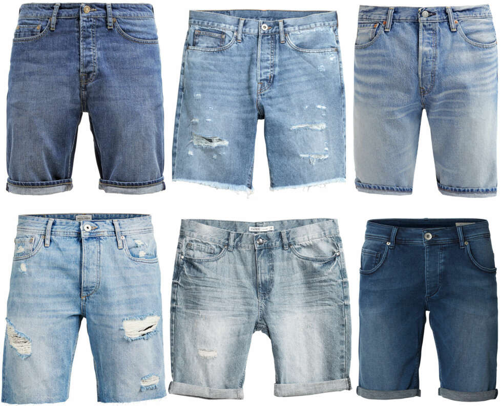 DENIMSHORTS (f.v.): Samsøe Samsøe Stan Denim shorts wave/Zalando, kr 799. H&M Denimshorts, kr 249. Levi's 501 Hemmed Denim Shorts, kr 499. Jack & Jones Jeans Intelligence Rick Original Denim Shorts, kr 599,95. Kappahl Strömberg Shorts, kr 499. Selected Blå - Olashorts, kr 599,95. DENIMSHORTS (f.v.): Samsøe Samsøe Stan Denim shorts wave/Zalando, kr 799. H&M Denimshorts, kr 249. Levi's 501 Hemmed Denim Shorts, kr 499. Jack & Jones Jeans Intelligence Rick Original Denim Shorts, kr 599,95. Kappahl Strömberg Shorts, kr 499. Selected Blå - Olashorts, kr 599,95.