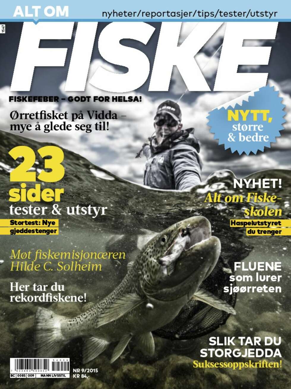 Forsiden til nye Alt om Fiske. Forsiden til nye Alt om Fiske.