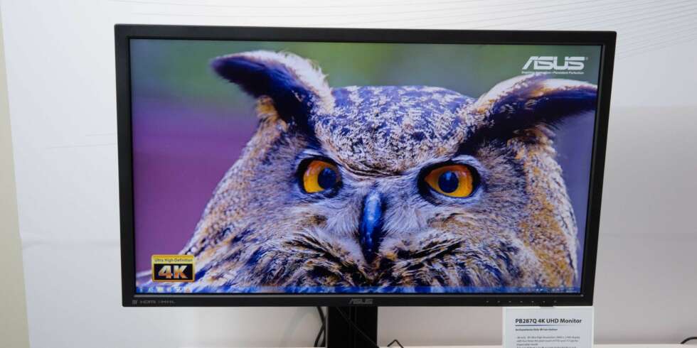 RIMELIG: ASUS PB287Q er en forholdsvis rimelig 4K-skjerm i 28-tommers størrelsen. RIMELIG: ASUS PB287Q er en forholdsvis rimelig 4K-skjerm i 28-tommers størrelsen.
