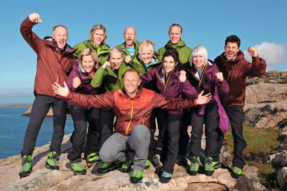 GLAD GJENG: Tom Stiansen har med seg Roger Ruud (bak f.v.), Bjørn Einar Romøren, Geir Schau, Andreas Håtveit, Nils Ingar Aadne, Vibeke Skofterud (foran f.v.), Emilie Nereng, Hilde Gjermundshaug Pedersen, Aylar Lie og Mariann Thomassen på tur. GLAD GJENG: Tom Stiansen har med seg Roger Ruud (bak f.v.), Bjørn Einar Romøren, Geir Schau, Andreas Håtveit, Nils Ingar Aadne, Vibeke Skofterud (foran f.v.), Emilie Nereng, Hilde Gjermundshaug Pedersen, Aylar Lie og Mariann Thomassen på tur.