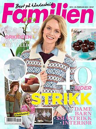 Familien nummer 5 har hele 40 sider strikk! Familien nummer 5 har hele 40 sider strikk!