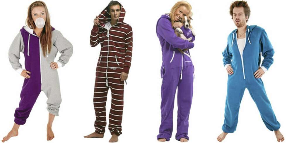 ONE PIECE: Deilige kosedresser fra Velociti (til venstre og høyre) og OnePiece (de to i midten). ONE PIECE: Deilige kosedresser fra Velociti (til venstre og høyre) og OnePiece (de to i midten).