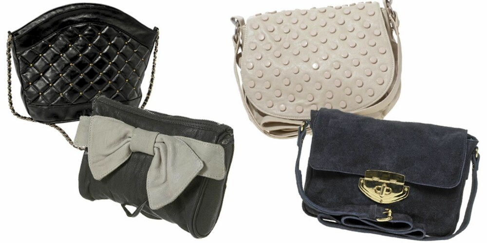 FRA VENSTRE: Ellos (kr 299), Oasis (kr 335), Topshop (kr 287), Asos (kr 303). FRA VENSTRE: Ellos (kr 299), Oasis (kr 335), Topshop (kr 287), Asos (kr 303).