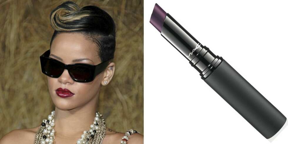 RIHANNA: Digger MAC Mattene Lipstick Night Violet (kr 155). RIHANNA: Digger MAC Mattene Lipstick Night Violet (kr 155).