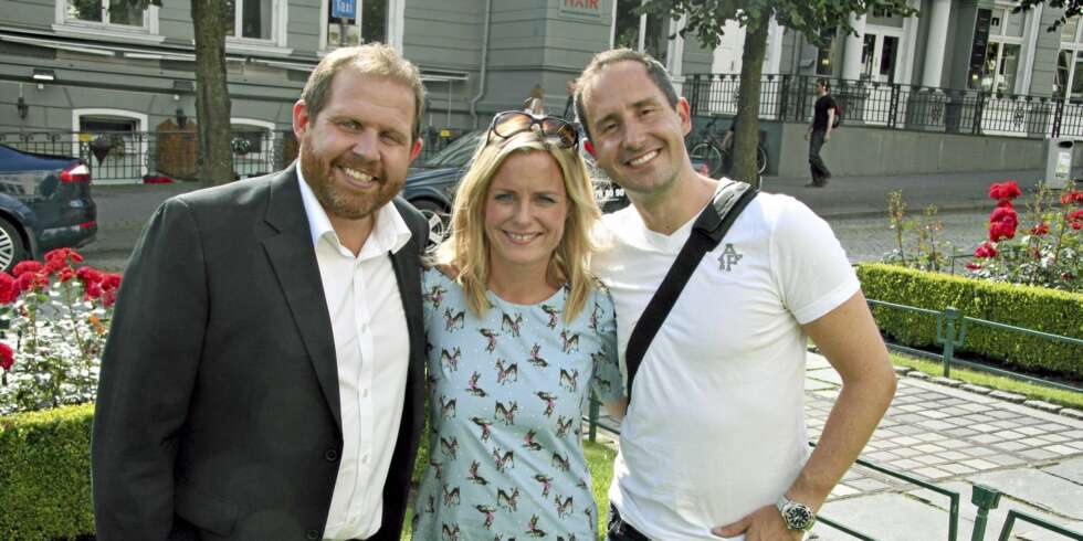 Truls Svendsen, Solveig Kloppen og Harald Rønneberg på TV2's høstlansering i Bergen i august. Truls Svendsen, Solveig Kloppen og Harald Rønneberg på TV2's høstlansering i Bergen i august.