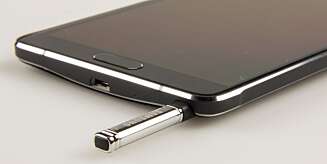 PARKERING: S Pen har fast parkeringsplass inne i telefonen. PARKERING: S Pen har fast parkeringsplass inne i telefonen.