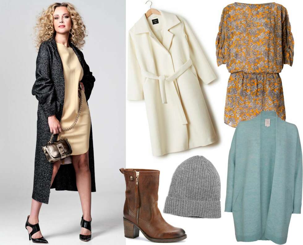 <b>ANNE METTE HAR PÅ SEG:</b> Kjole fra by Malene Birger, kr 1999. Kåpe fra Bik Bok, kr 799. Sko fra Pair, kr 2400. Veske fra Manon, kr 3600. <b>PRODUKTFORSLAG:</b> Sko fra Eurosko, kr 1499. Kåpe fra Lindex, kr 1299. Lue fra Lindex, kr 99. Kjole fra Ganni, kr 1499. Ulljakke fra Vivikes, kr 599. <b>ANNE METTE HAR PÅ SEG:</b> Kjole fra by Malene Birger, kr 1999. Kåpe fra Bik Bok, kr 799. Sko fra Pair, kr 2400. Veske fra Manon, kr 3600. <b>PRODUKTFORSLAG:</b> Sko fra Eurosko, kr 1499. Kåpe fra Lindex, kr 1299. Lue fra Lindex, kr 99. Kjole fra Ganni, kr 1499. Ulljakke fra Vivikes, kr 599.