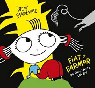 "Fiat og Farmor og den hvite løven" er den nyeste i Iben Sandemoses barnebokserie. "Fiat og Farmor og den hvite løven" er den nyeste i Iben Sandemoses barnebokserie.