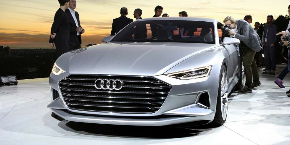 A9: "Prologue"-konseptet på bilutstillingen i Los Angeles. FOTO: Audi A9: "Prologue"-konseptet på bilutstillingen i Los Angeles. FOTO: Audi