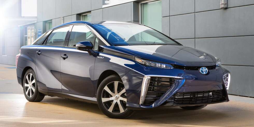 ROMSKIPET: Toyota Mirai lanseres på det japanske markedet i midten av desember, men vil ikke lanseres i Europa før september 2015. ROMSKIPET: Toyota Mirai lanseres på det japanske markedet i midten av desember, men vil ikke lanseres i Europa før september 2015.